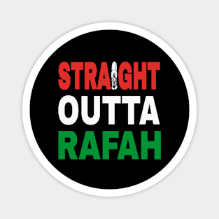 Straight Outta Rafah - Back Magnet